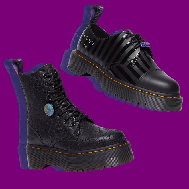 The New Dr. Martens x Wednesday Addams Collab Is Every Goth’s Dream